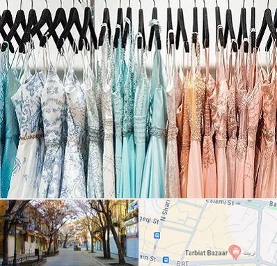 فروشگاه لباس مجلسی دخترانه در تربیت تبریز