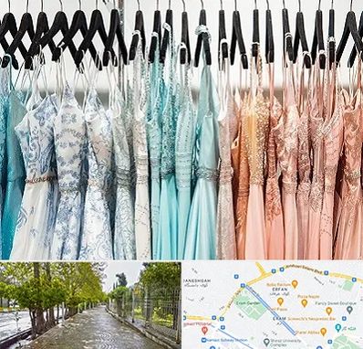 فروشگاه لباس مجلسی دخترانه در خیابان ارم شیراز