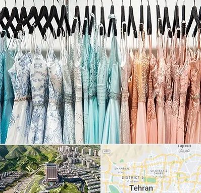فروشگاه لباس مجلسی دخترانه در شمال تهران 