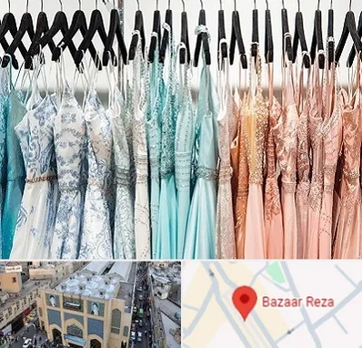 فروشگاه لباس مجلسی دخترانه در بازار رضا مشهد