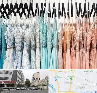 فروشگاه لباس مجلسی دخترانه در بلوار فردوس 