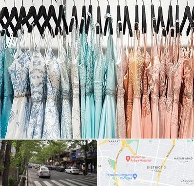 فروشگاه لباس مجلسی دخترانه در ظفر 