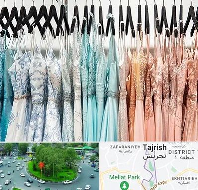 فروشگاه لباس مجلسی دخترانه در تجریش 