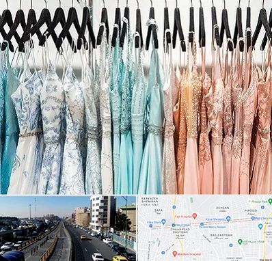 فروشگاه لباس مجلسی دخترانه در پیروزی 