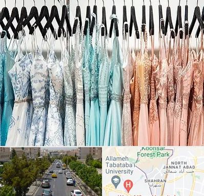 فروشگاه لباس مجلسی دخترانه در شهران 
