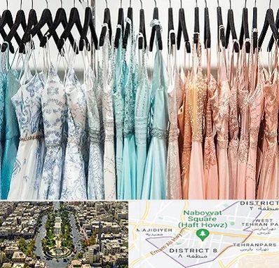 فروشگاه لباس مجلسی دخترانه در نارمک 