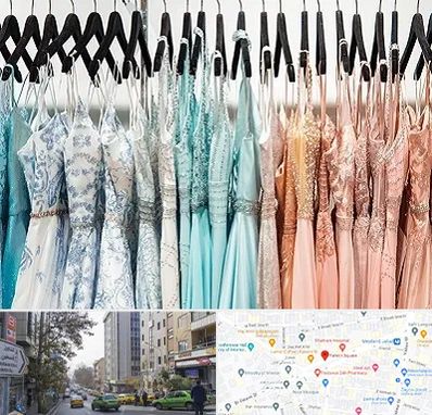 فروشگاه لباس مجلسی دخترانه در فاطمی