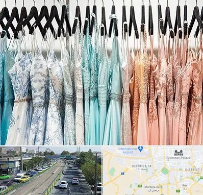 فروشگاه لباس مجلسی دخترانه در جنوب تهران 