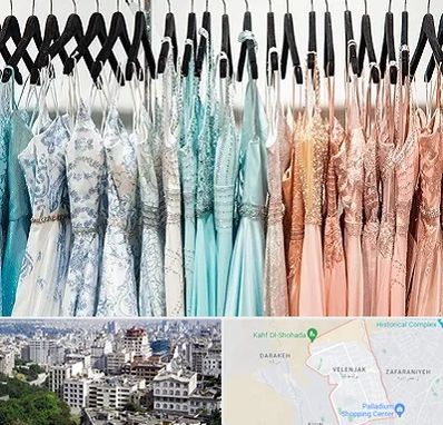 فروشگاه لباس مجلسی دخترانه در ولنجک 