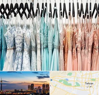 فروشگاه لباس مجلسی دخترانه در غرب تهران 