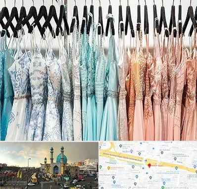 فروشگاه لباس مجلسی دخترانه در رسالت