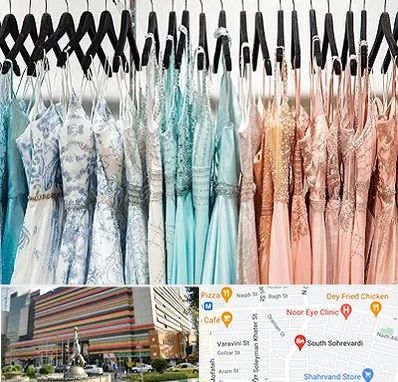 فروشگاه لباس مجلسی دخترانه در سهروردی 