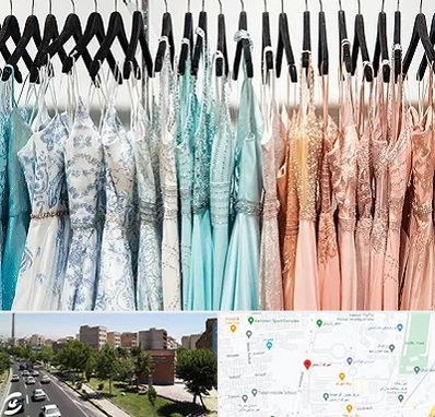 فروشگاه لباس مجلسی دخترانه در شهرک آزمایش