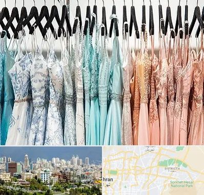 فروشگاه لباس مجلسی دخترانه در شرق تهران 