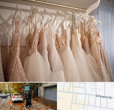 مزون لباس مجلسی زنانه در خیابان فلسطین