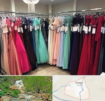 مزون لباس شب در کردان