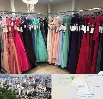 مزون لباس شب در ولنجک 