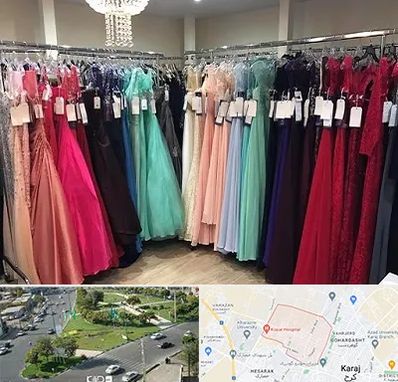 مزون لباس شب در شاهین ویلا کرج