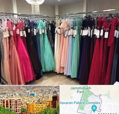 مزون لباس شب در نیاوران 