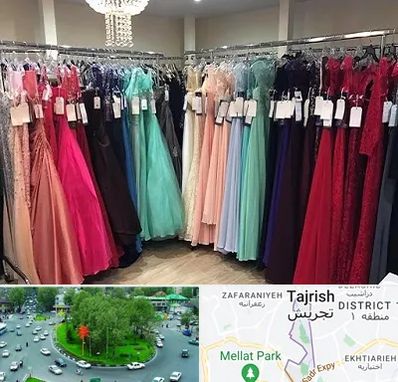 مزون لباس شب در تجریش 