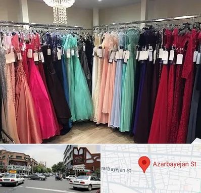 مزون لباس شب در خیابان آذربایجان