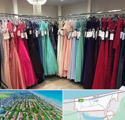 مزون لباس شب در نور