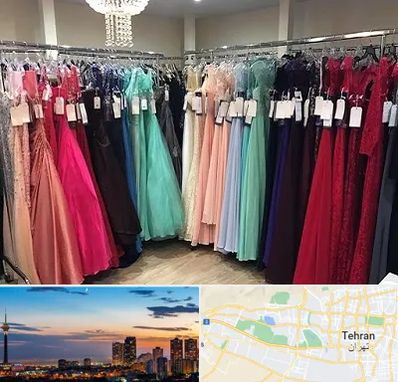 مزون لباس شب در غرب تهران 