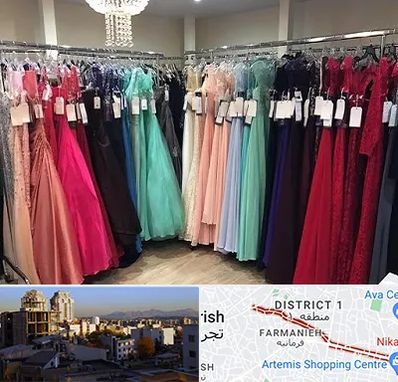 مزون لباس شب در فرمانیه 