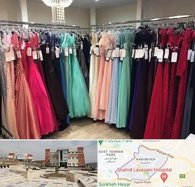 مزون لباس شب در حکیمیه 