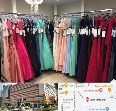 مزون لباس شب در سهروردی 