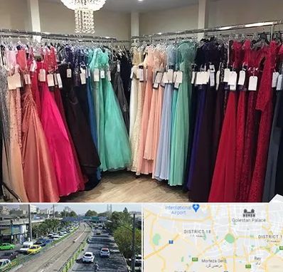 مزون لباس شب در جنوب تهران 