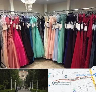 مزون لباس شب در بلوار معلم رشت 