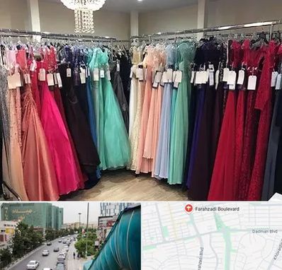 مزون لباس شب در بلوار فرحزادی
