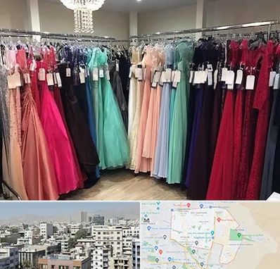 مزون لباس شب در منطقه 14 تهران