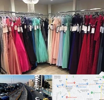 مزون لباس شب در پیروزی 