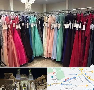 مزون لباس شب در زرگری شیراز