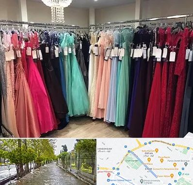 مزون لباس شب در خیابان ارم شیراز