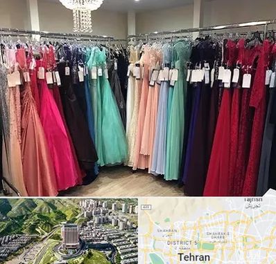 مزون لباس شب در شمال تهران 