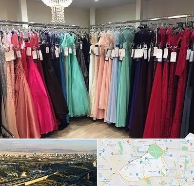 مزون لباس شب در منطقه 19 تهران