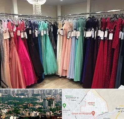 مزون لباس شب در عظیمیه کرج 