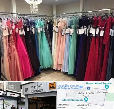 مزون لباس شب در منیریه 