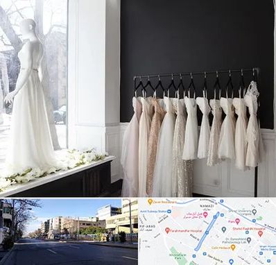 فروشگاه لباس شب در خیابان ملاصدرا شیراز