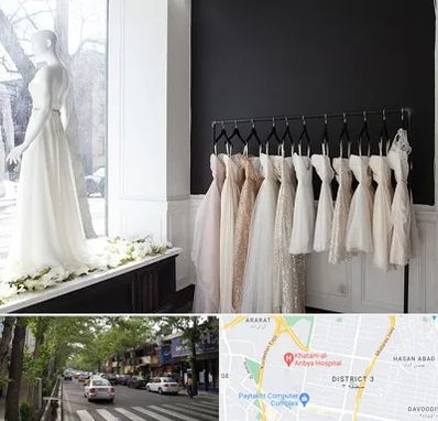 فروشگاه لباس شب در ظفر 