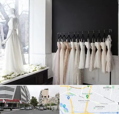 فروشگاه لباس شب در بلوار فردوس 