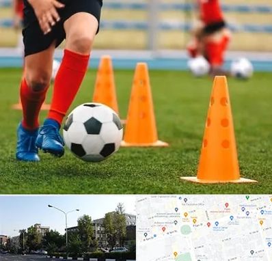 آموزشگاه فوتبال در میدان کاج