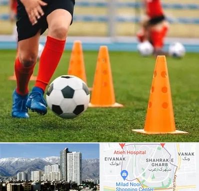 آموزشگاه فوتبال در شهرک غرب تهران