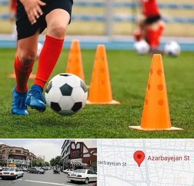 آموزشگاه فوتبال در خیابان آذربایجان