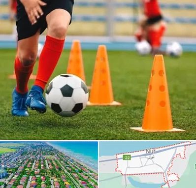 آموزشگاه فوتبال در نور