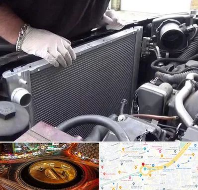 تعمیر رادیاتور در میدان ولیعصر