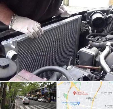 تعمیر رادیاتور در ظفر 